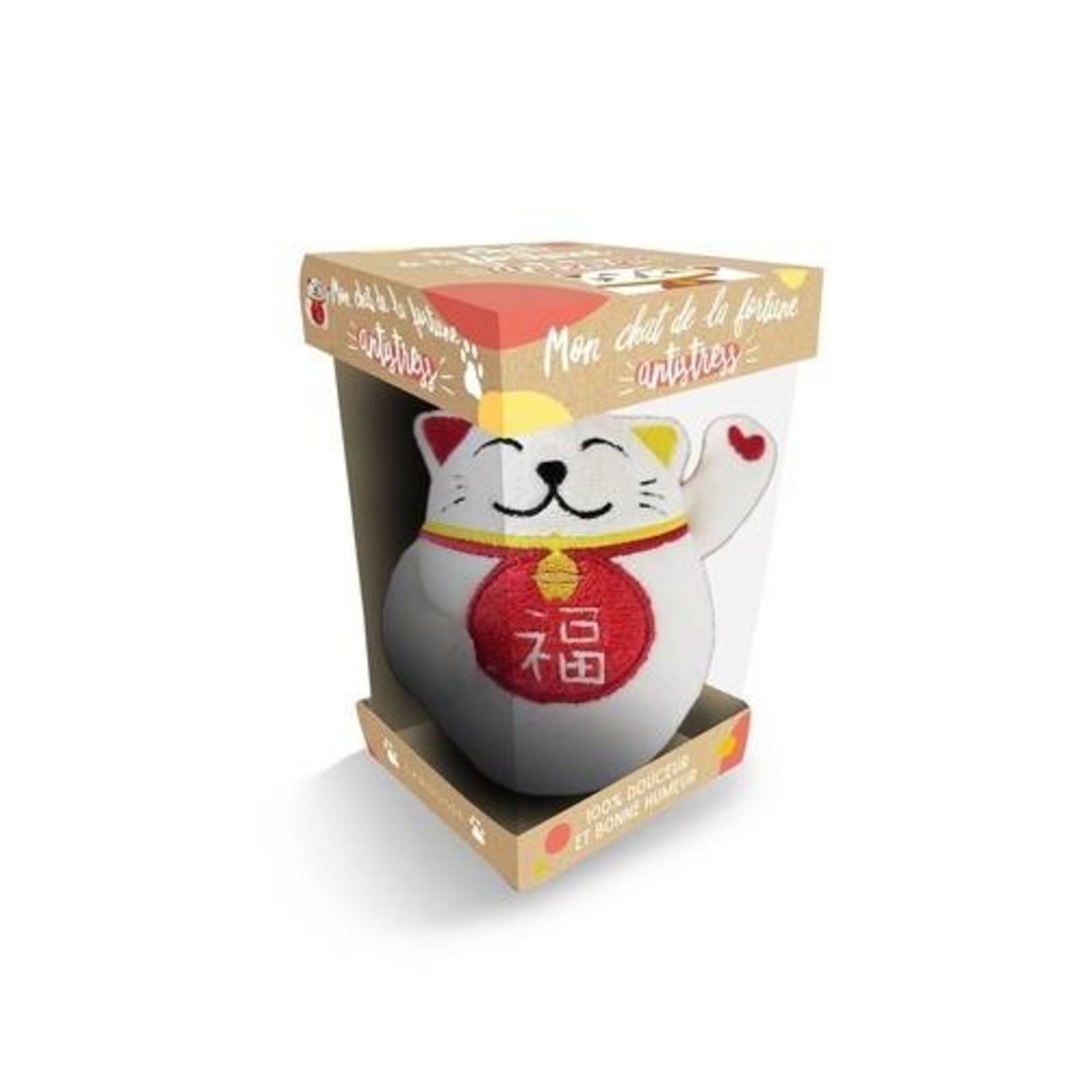 MON CHAT DE LA FORTUNE ANTISTRESS. AVEC 1 MINI-PELUCHE, 1 CARNET LUDIQUE, Larousse