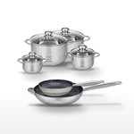 ELO Lot 2 Poêles céramique 24/32 cm et 4 Faitouts Elo Profi Therm Platinum