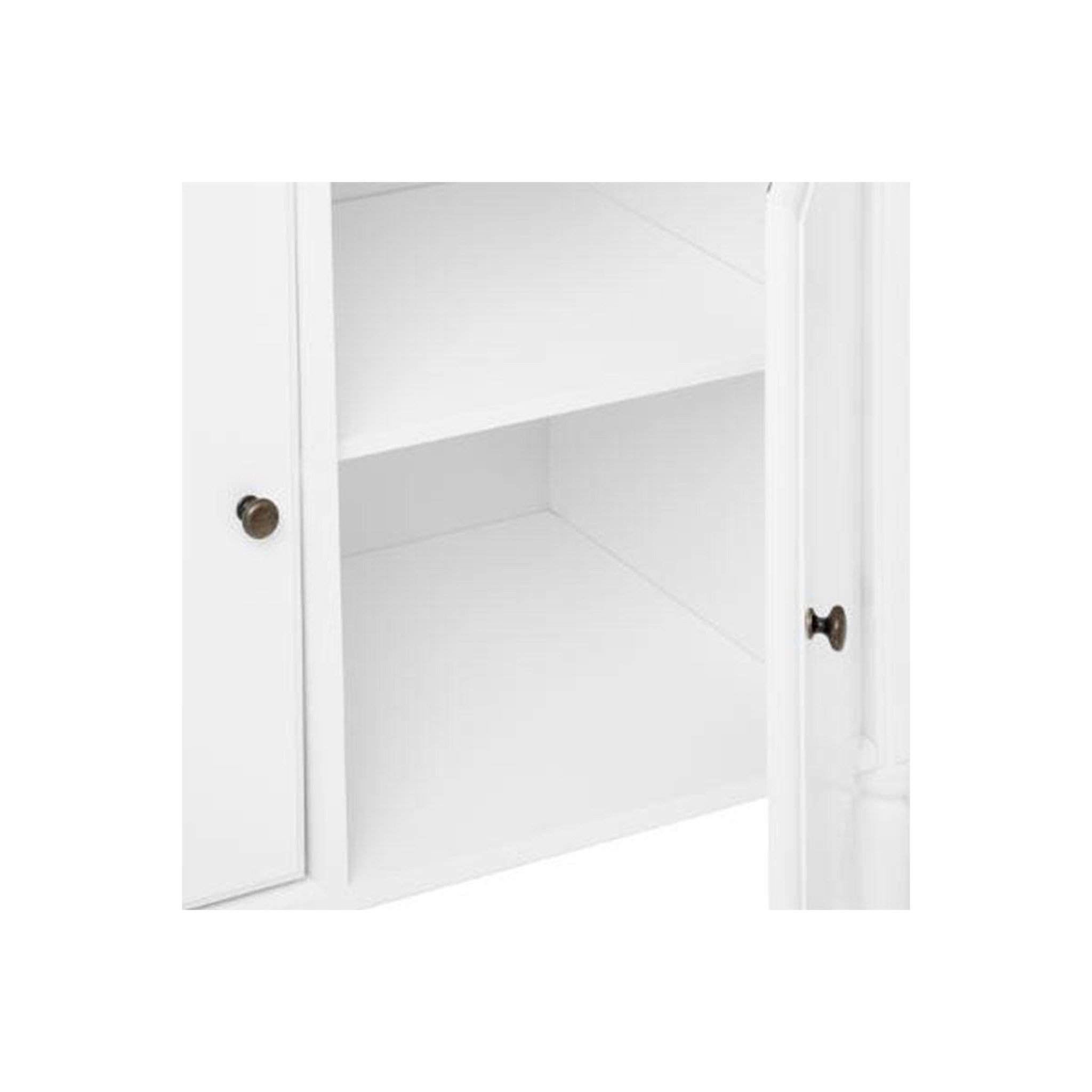 Voir la diapositive 4 : ATMOSPHERA Buffet 2 Portes & 2 Tiroirs  Solen  88cm Blanc