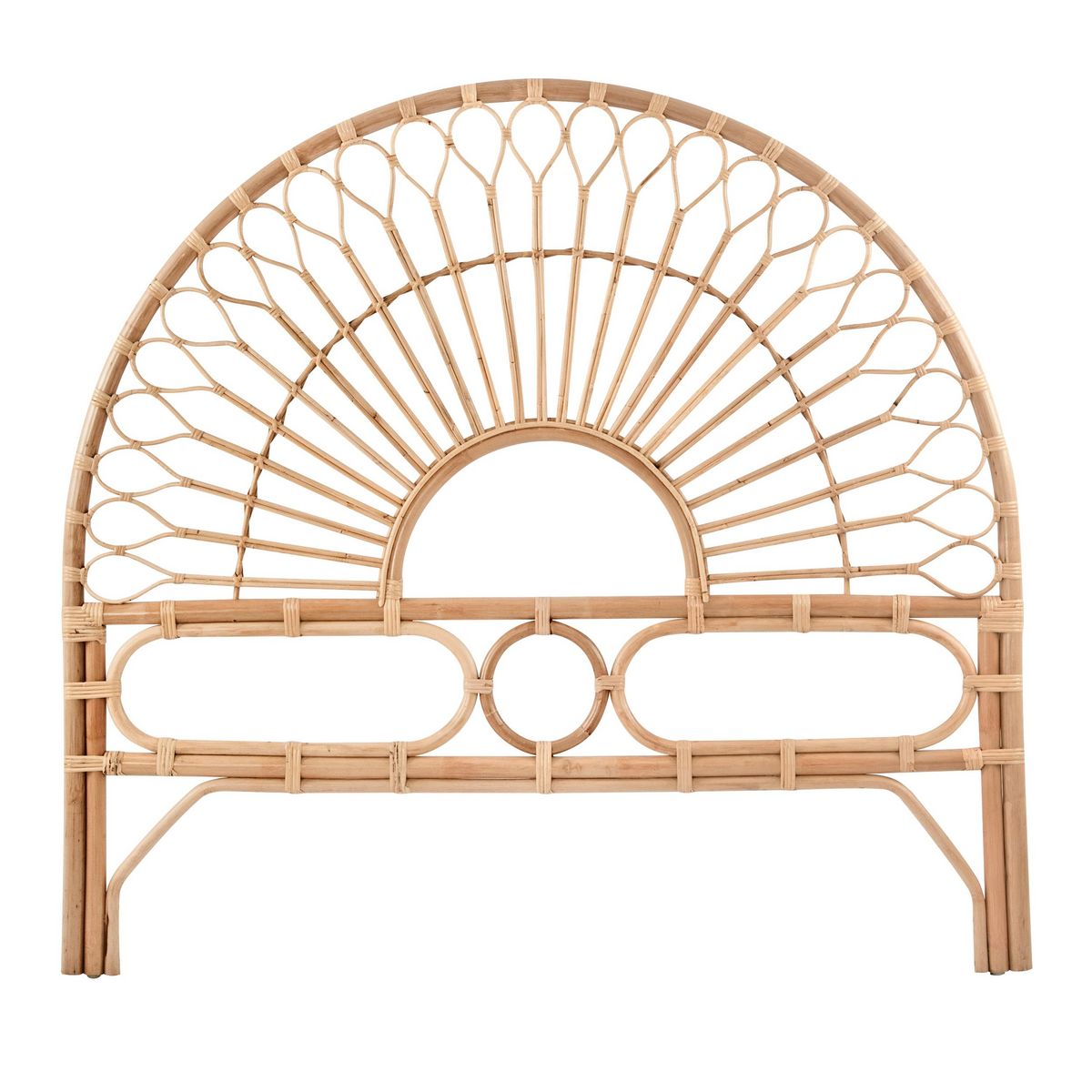 Rendez vous déco Tête de lit 140 cm en rotin - Bahia