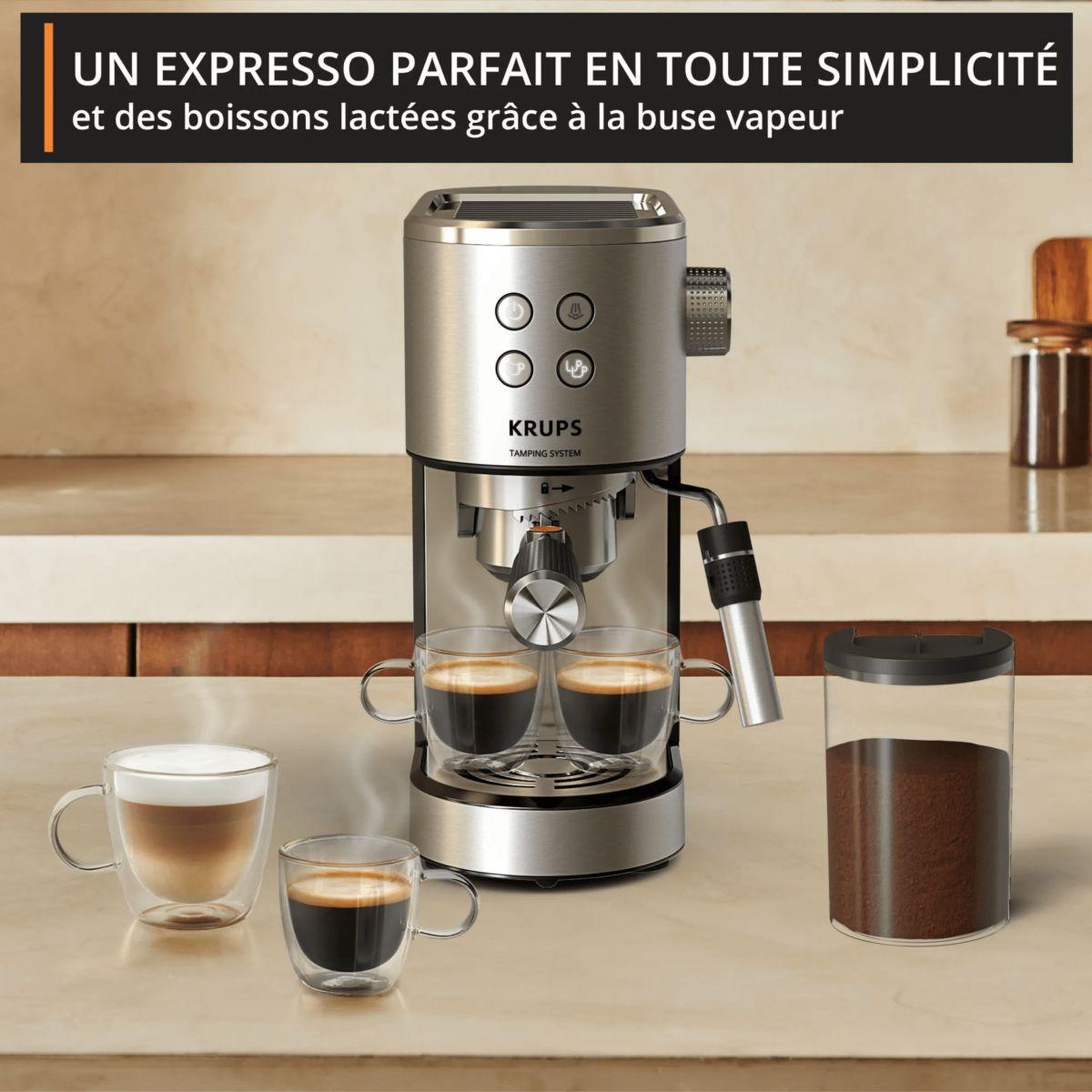Voir la diapositive 3 : KRUPS Machine à expresso virtuoso+ xp499ee0