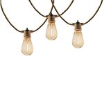 Lumisky Guirlande solaire en corde 10 ampoules FANTASY Beige Corde 7.50M