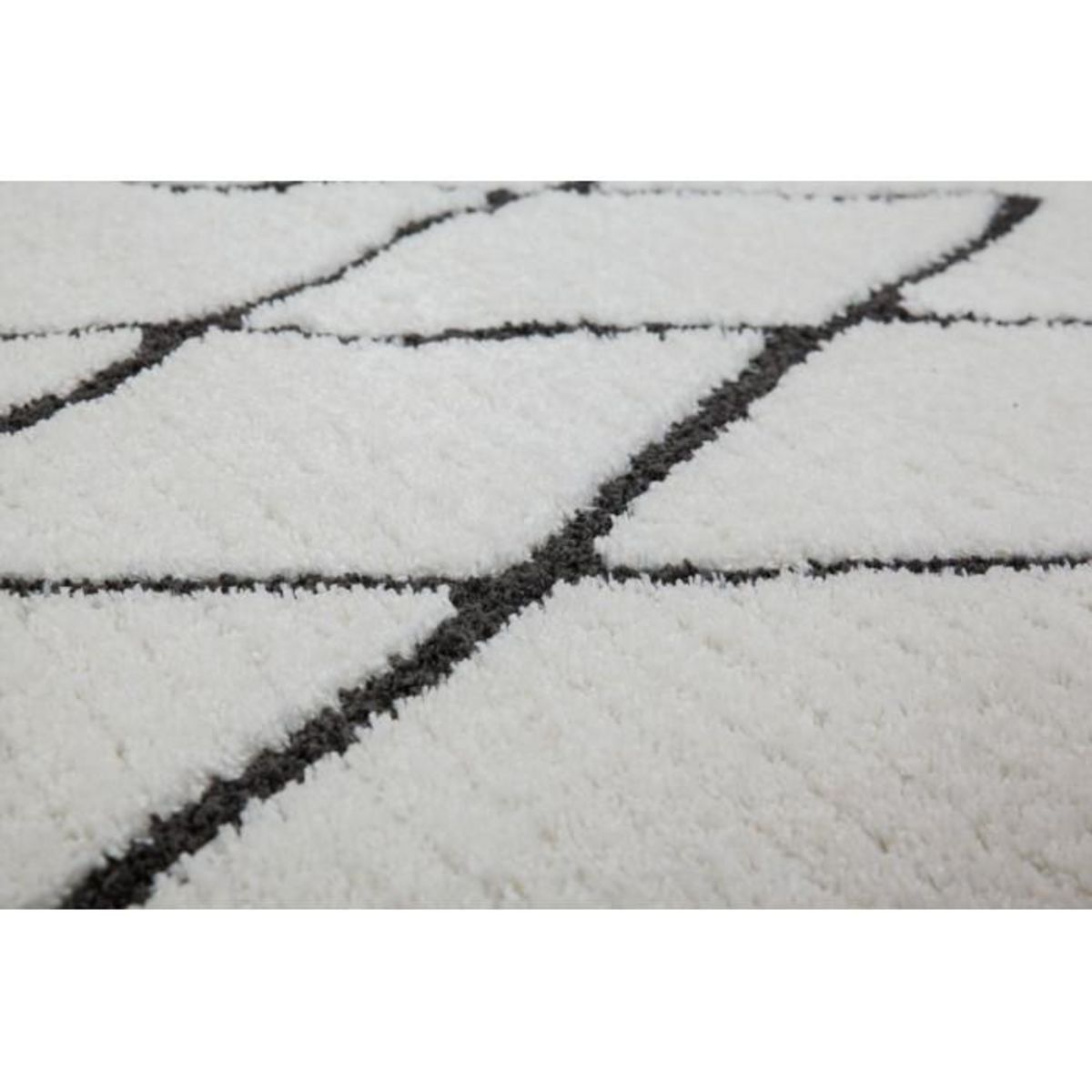 Paris Prix Tapis Ethnique à Franges  Agadir  Noir