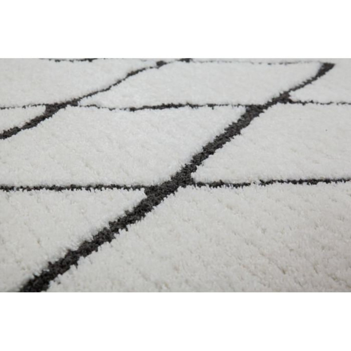 Paris Prix Tapis Ethnique à Franges  Agadir  Noir