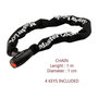 Voir la diapositive 4 : Master lock Chaîne Antivol Moto [Clé] [1 m chaîne] 8291EURDPS - Idéal pour les Motos et Scooters
