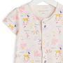 Voir la diapositive 2 : INEXTENSO Combinaison courte flamant rose bébé fille