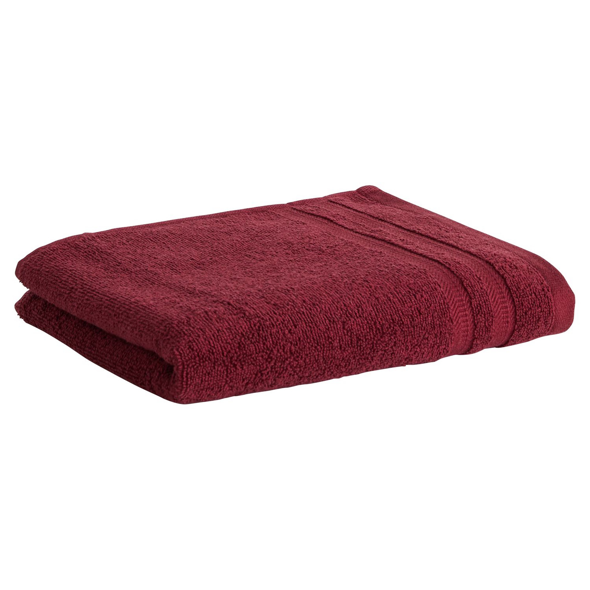 Voir la diapositive 1 : ACTUEL Maxi drap de bain uni en coton 450 g/m²