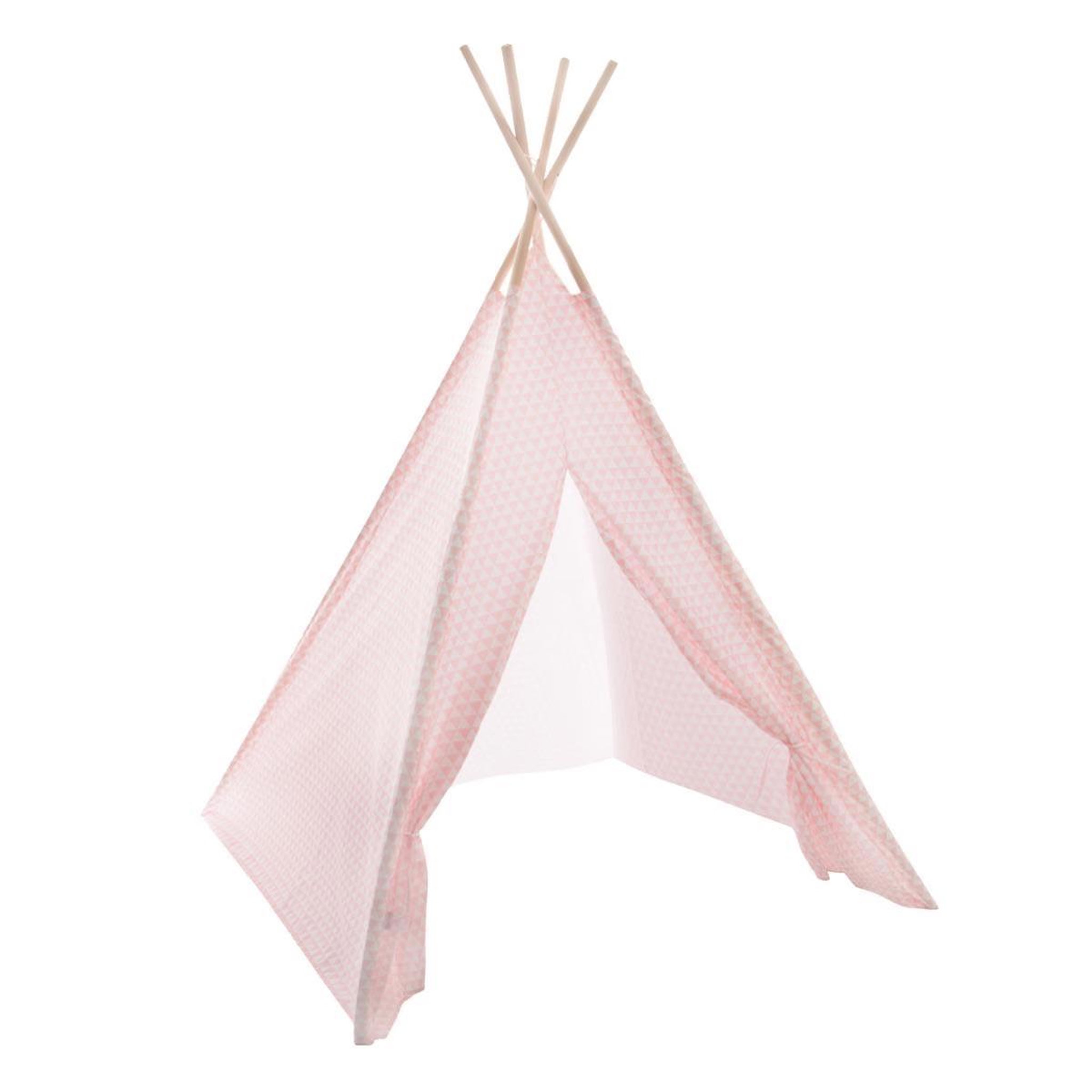 Atmosphera Kids Tipi déco enfant  motifs  160cm rose