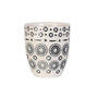Voir la diapositive 3 : Saveur et dégustation 4 Mugs design ethnique Mirage - 250 ml - Blanc