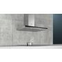 Voir la diapositive 5 : Siemens Hotte décorative murale 90cm évacuation/recyclage 65db 710m3/h - lc97bhm50