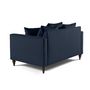 Voir la diapositive 4 : BEST MOBILIER Flamingo - canapé droit 2 places en velours