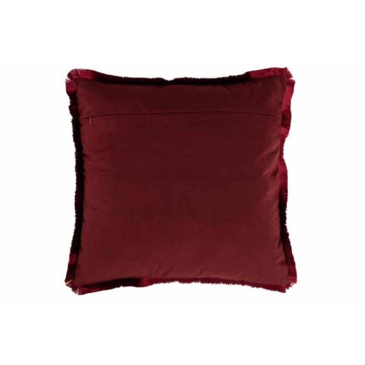 Paris Prix Coussin Carré Déco  Alpha  42x43cm Rouge