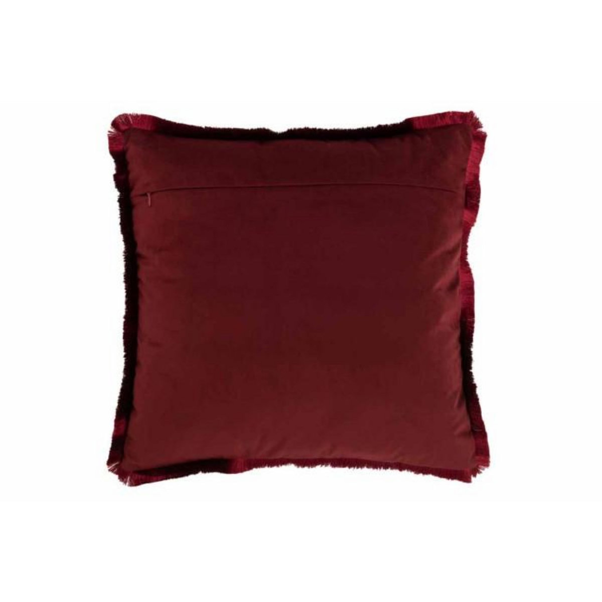 Paris Prix Coussin Carré Déco  Alpha  42x43cm Rouge