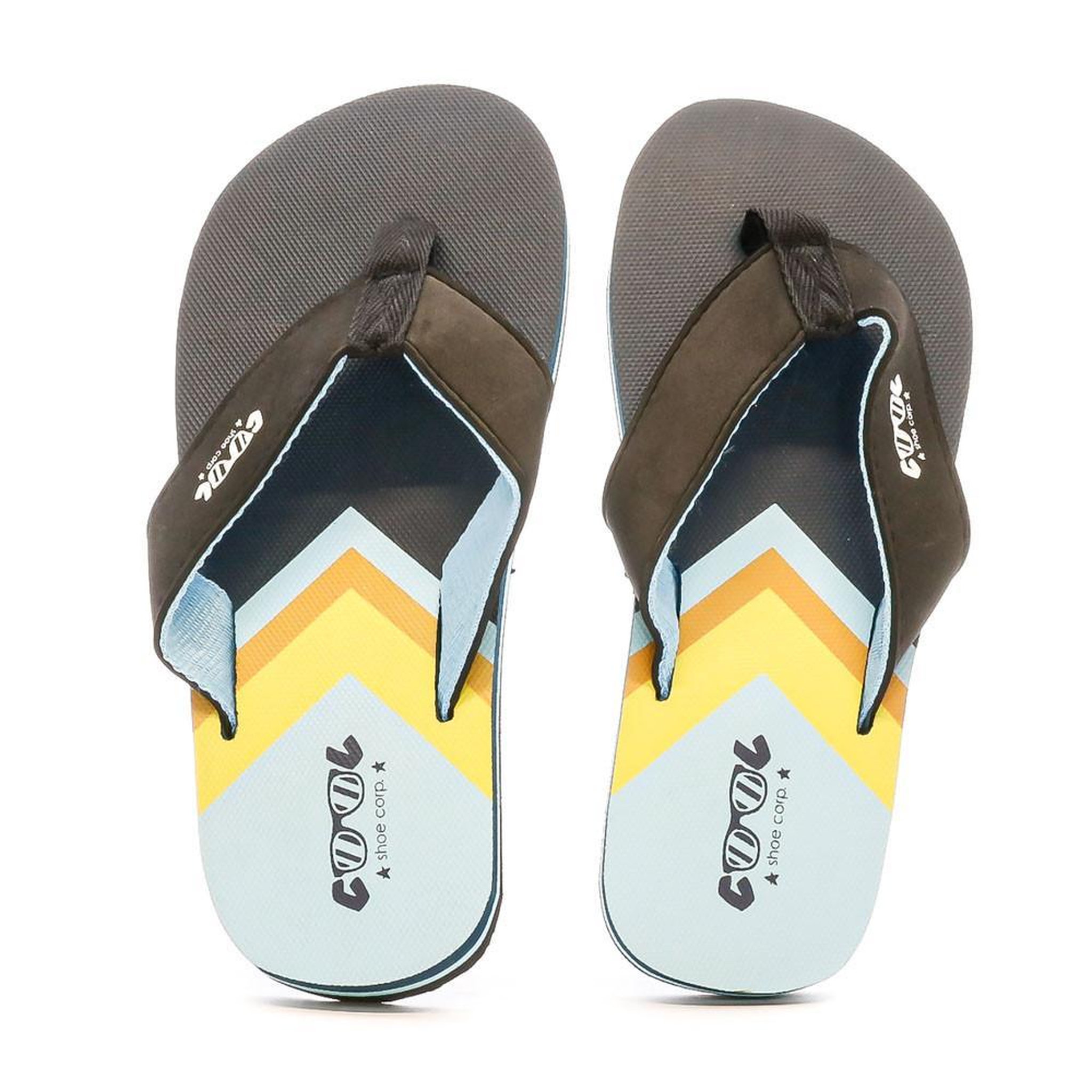 Voir la diapositive 5 : COOL SHOE Tongs Noire/Bleu Garçon Cool Shoe Zinc