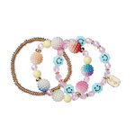 SOUZA Set de 3 bracelets Iris smiley