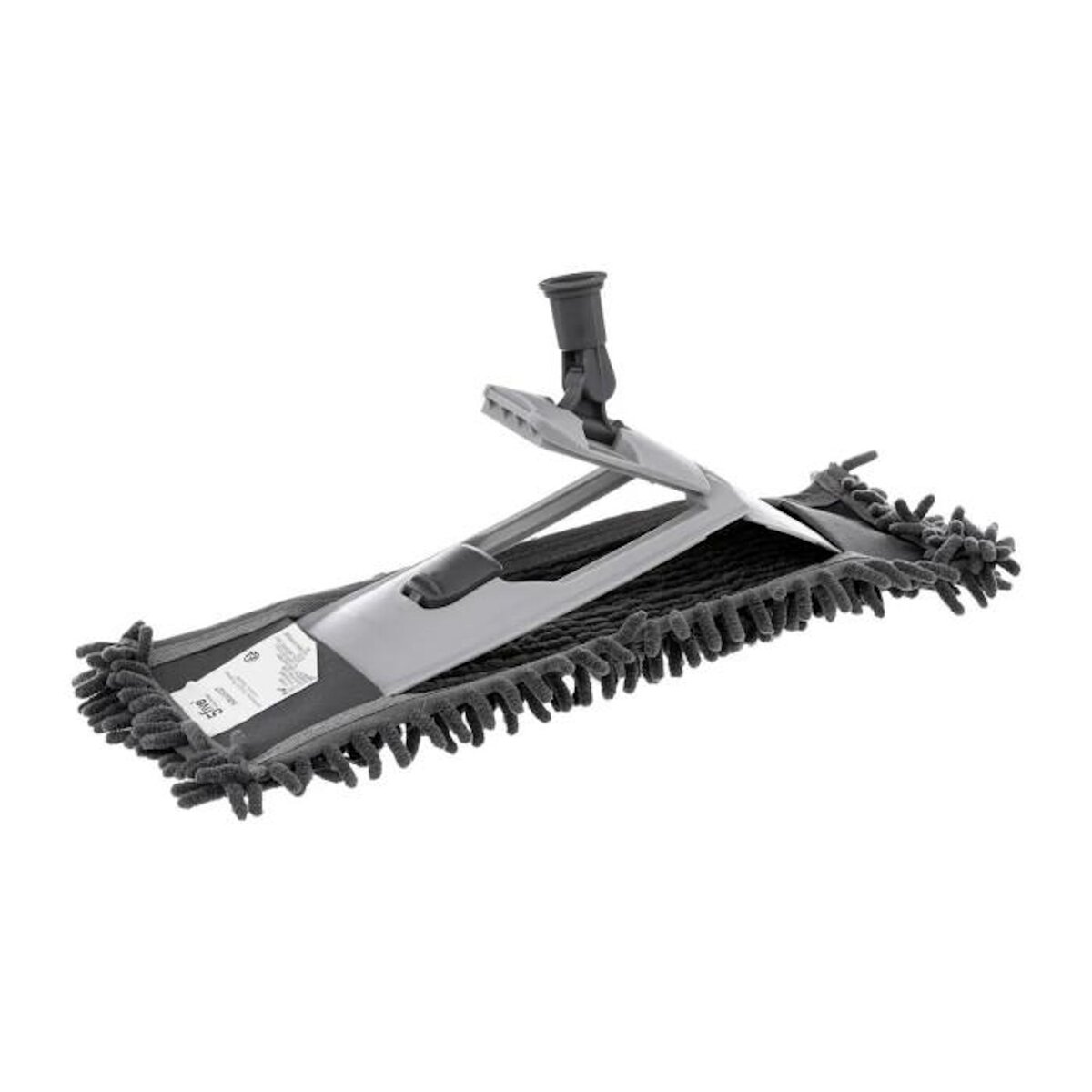 B BASIC & CO Balai Télescopique  Microfibre Chenille  163cm Gris