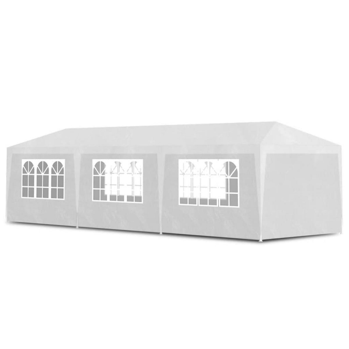 VIDAXL Tente de reception 3x9 m Blanc