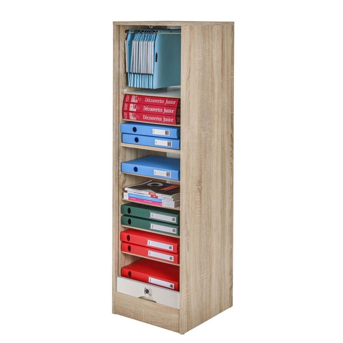 Classeur à rideau H140cm MARTA