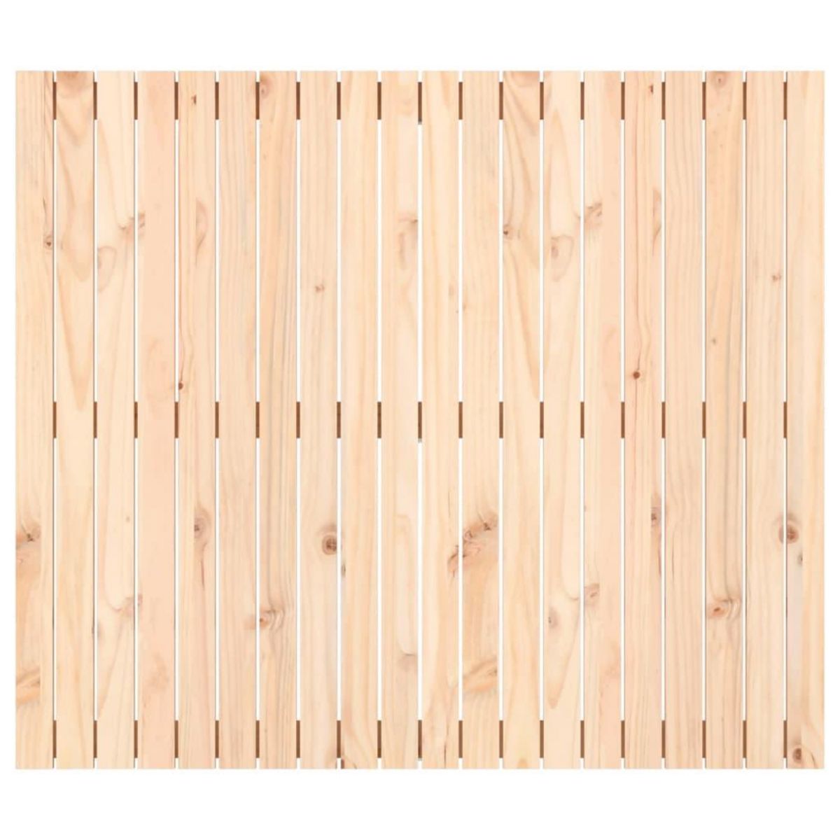 VIDAXL Tete de lit murale 127,5x3x110 cm Bois massif de pin