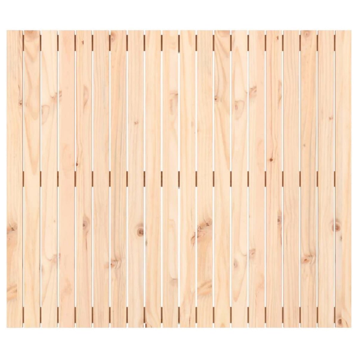 VIDAXL Tete de lit murale 127,5x3x110 cm Bois massif de pin