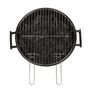 Voir la diapositive 4 : AAAAA Barbecue a charbon - LIVOO - DOC172K - ø41 cm - Grille en acier chromé - Hauteur 69,5 cm - Poignées - 2 roues crantées
