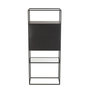 Voir la diapositive 4 : Paris Prix Étagère en Métal  Maryanne  132cm Noir