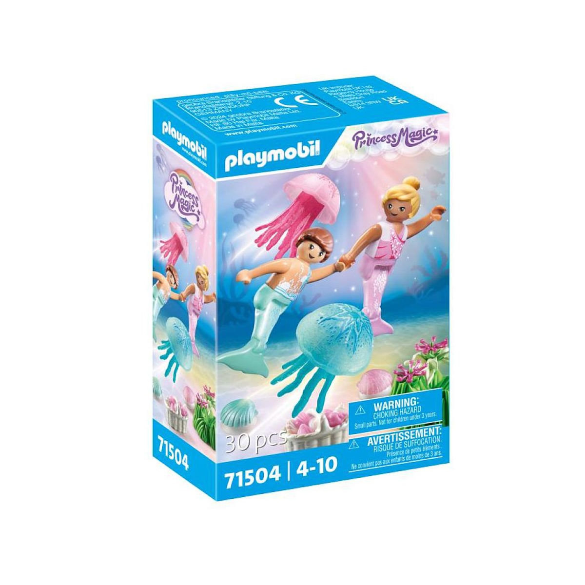 PLAYMOBIL 71504 - Enfants sirènes méduses et coquillages
