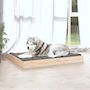 Voir la diapositive 5 : VIDAXL Lit pour chien 101,5x74x9 cm Bois de pin solide