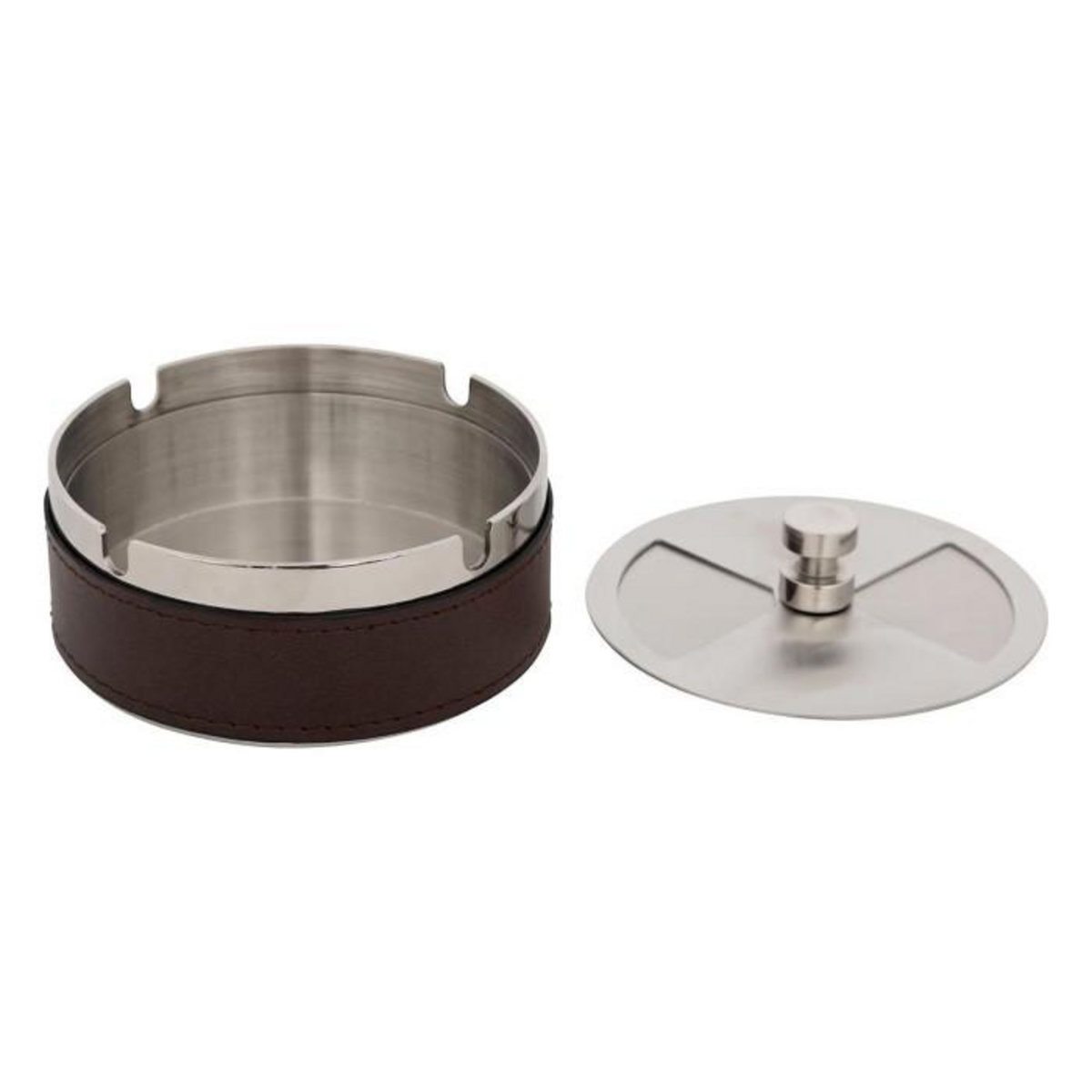 ATMOSPHERA Cendrier en Métal  Jule  10cm Marron