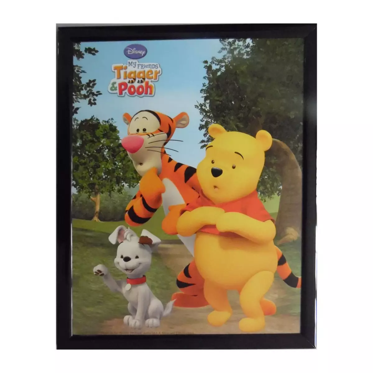 Disney Winnie l'ourson Tableau Winnie l'Ourson, Buster et Tigrou 20 x 25 cm Disney cadre rect