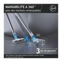 Voir la diapositive 3 : HOOVER Aspirateur Balai sans Fil - HOOVER HF410H - 190 W - Autonomie : 30 min - 0,7 L