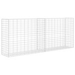VIDAXL Panier de gabion Acier inoxydable 85x30x200 cm