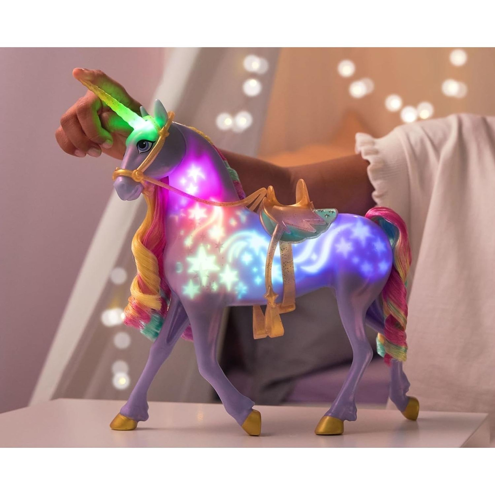 Voir la diapositive 3 : SPIN MASTER Unicorn Academy Licorne Interactive avec son et lumière Wildstar