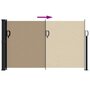 Voir la diapositive 5 : VIDAXL Auvent lateral retractable taupe 117x300 cm