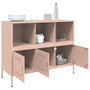 Voir la diapositive 5 : VIDAXL Buffet rose 100,5x39x79 cm acier