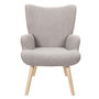 Voir la diapositive 3 : The Home Deco Factory Fauteuil de salon en bouclette RHEA