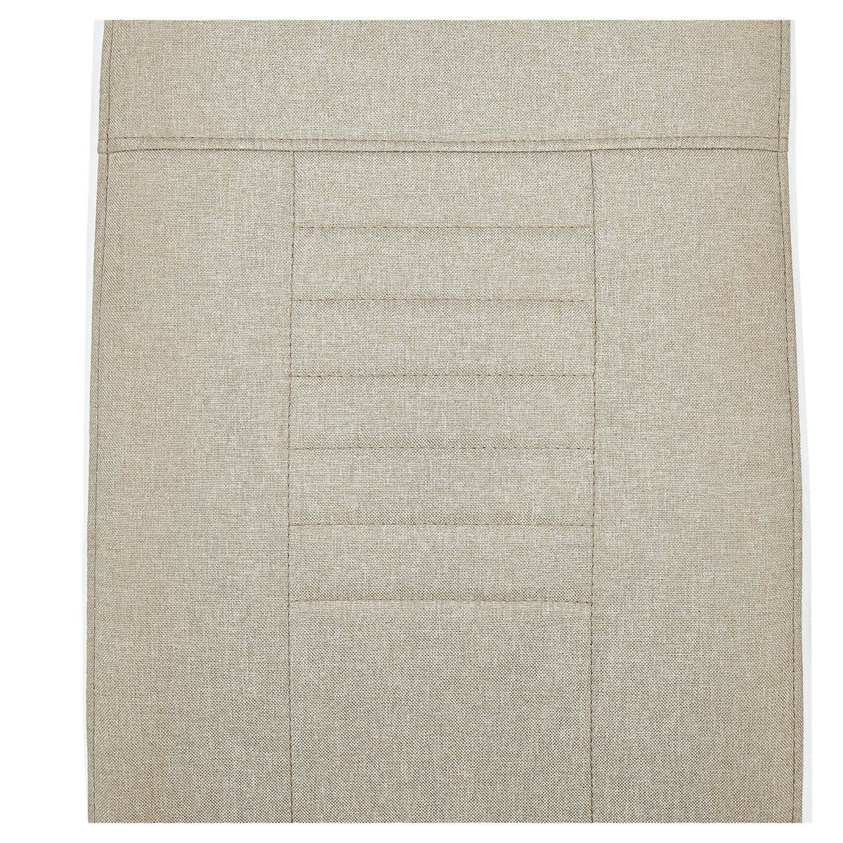 IDIMEX Lot de 4 chaises de salle à manger ALBA, en tissu - Beige et blanc