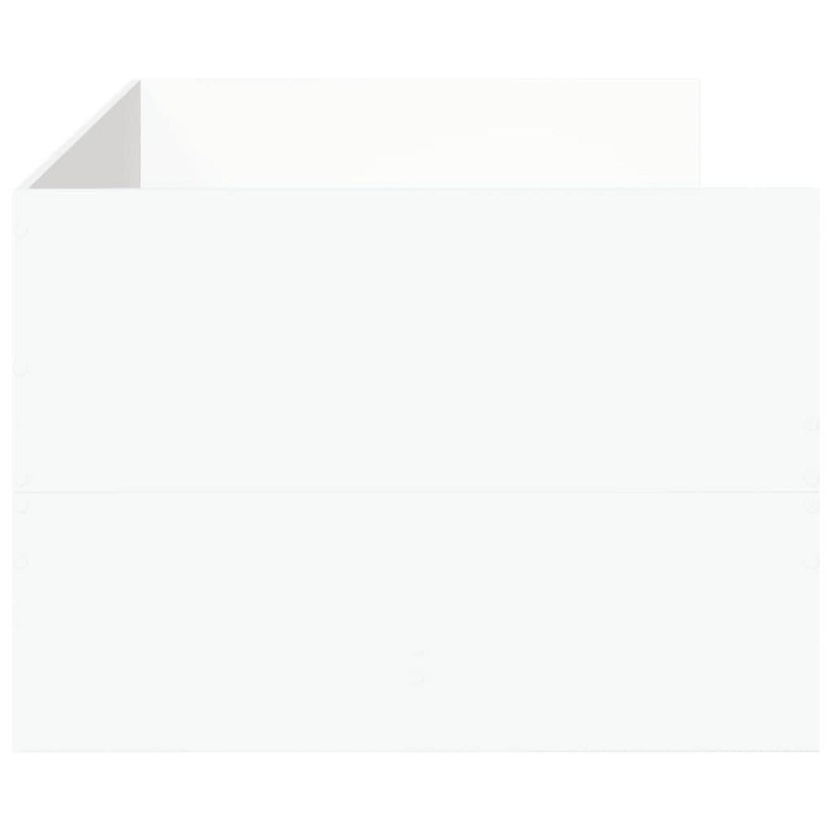 VIDAXL Lit de jour avec tiroirs sans matelas blanc 90x190 cm