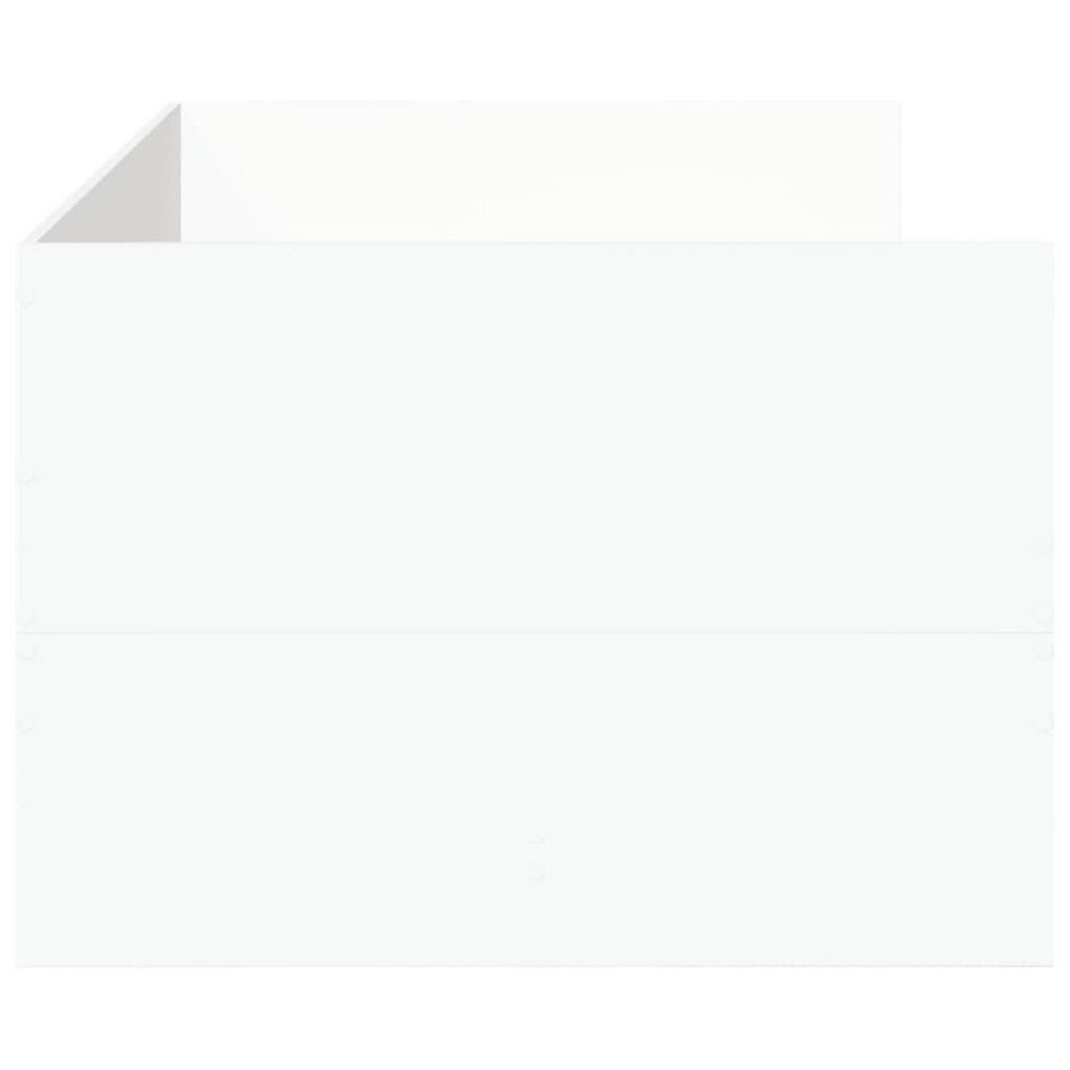 VIDAXL Lit de jour avec tiroirs sans matelas blanc 90x190 cm