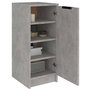 Voir la diapositive 4 : VIDAXL Armoire a chaussures Gris beton 30x35x70 cm Bois d'ingenierie