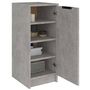 Voir la diapositive 4 : VIDAXL Armoire a chaussures Gris beton 30x35x70 cm Bois d'ingenierie