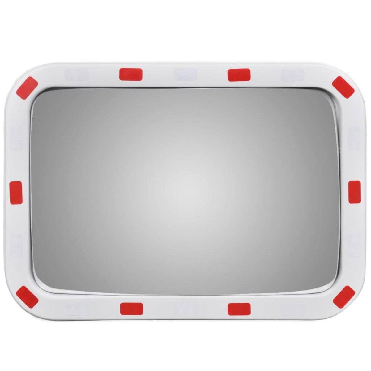 VIDAXL Miroir de trafic convexe rectangulaire 40x60cm avec reflecteurs