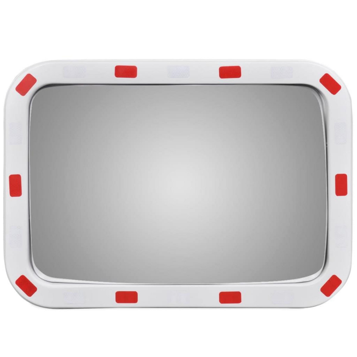 VIDAXL Miroir de trafic convexe rectangulaire 40x60cm avec reflecteurs