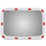 Voir la diapositive 2 : VIDAXL Miroir de trafic convexe rectangulaire 40x60cm avec reflecteurs