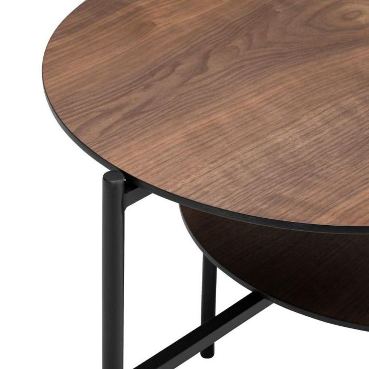 ATMOSPHERA Table Basse 2 Niveaux  Kemi  118cm Marron