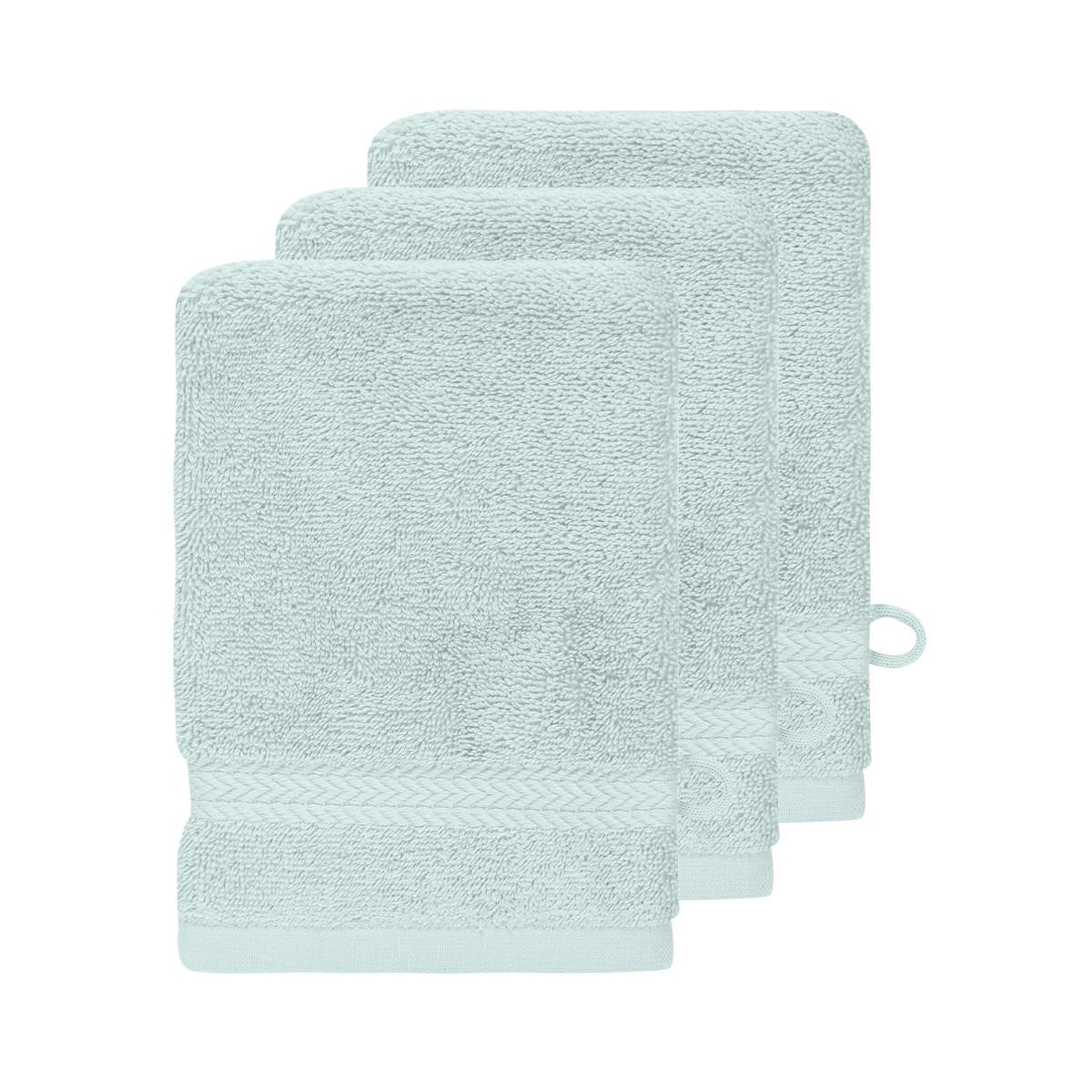 Voir la diapositive 1 : Sensei Maison Lot de 3 gants de toilette 550 g/m² LUXURY - 16x22 cm