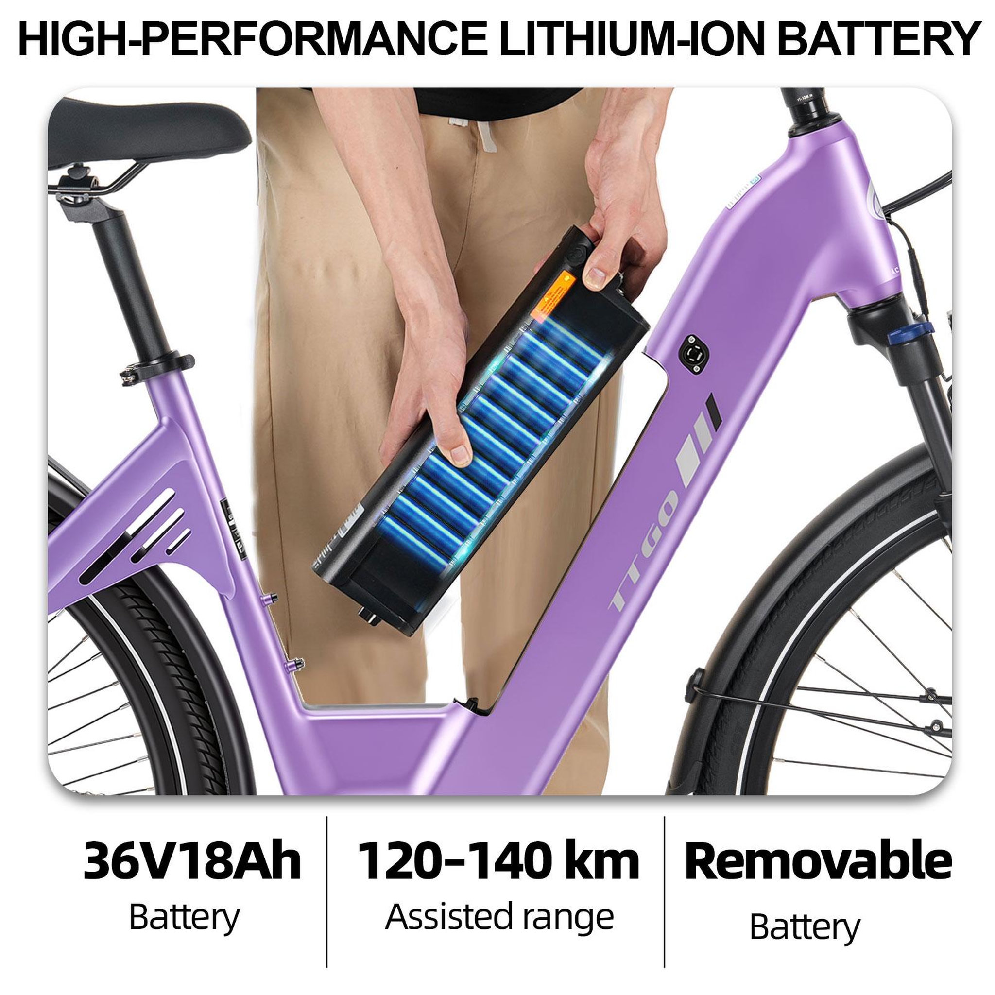 Voir la diapositive 5 : TTGO Vélo électrique TTGO C7 SE 28  à moteur central