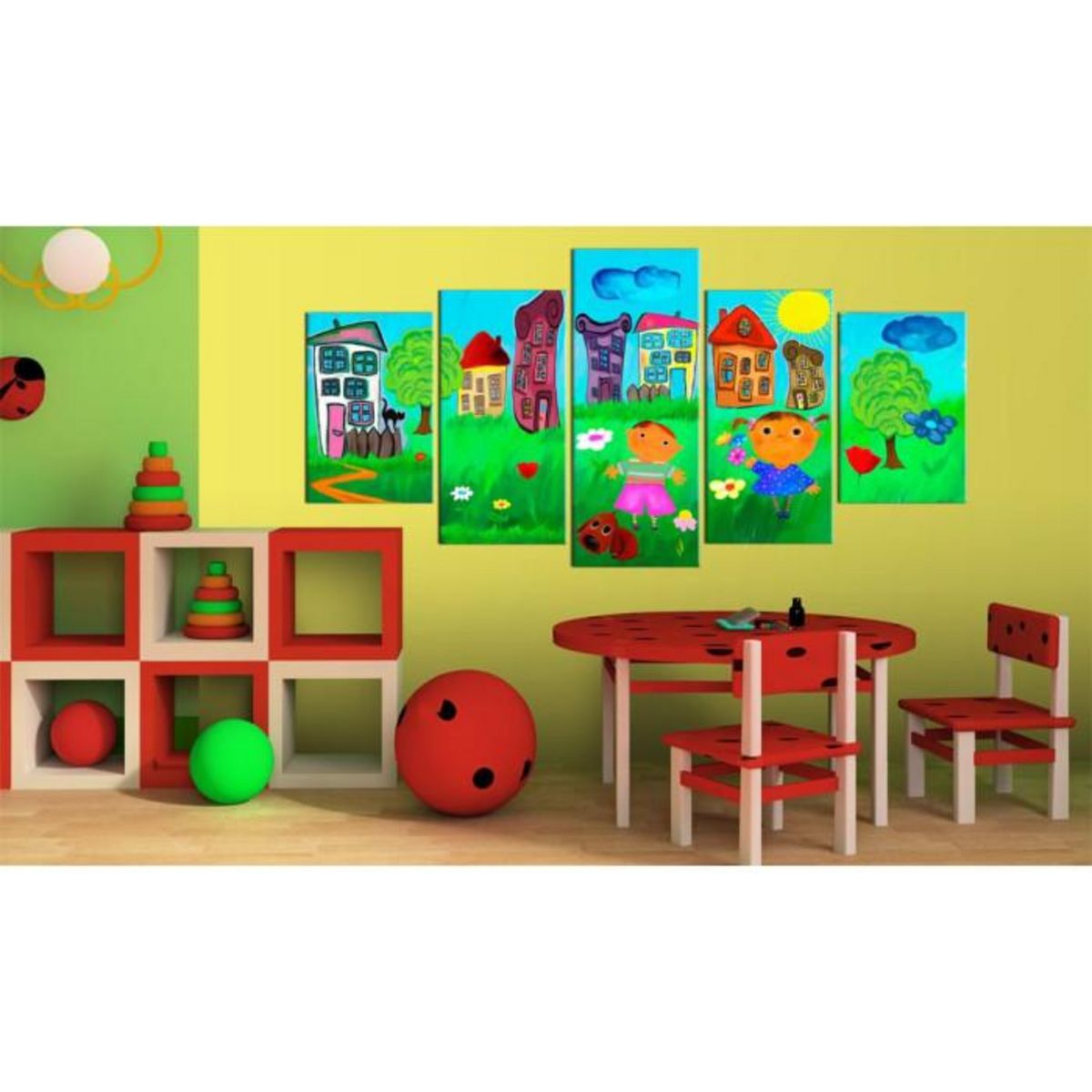 Paris Prix Tableau Imprimé  Enfance Insouciante