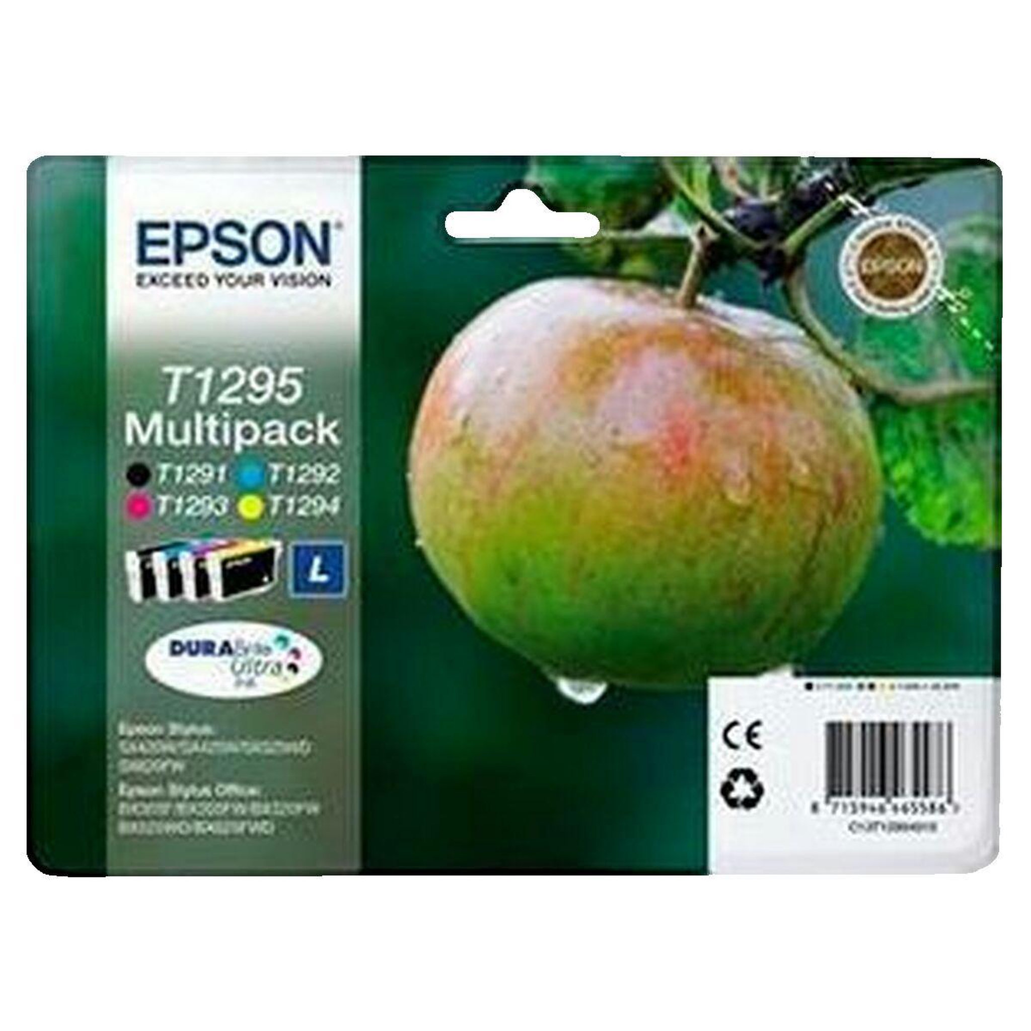 Voir la diapositive 2 : Epson Pack de cartouches d'encre compatible Epson 8 unités noir, cyan, magenta, jaune