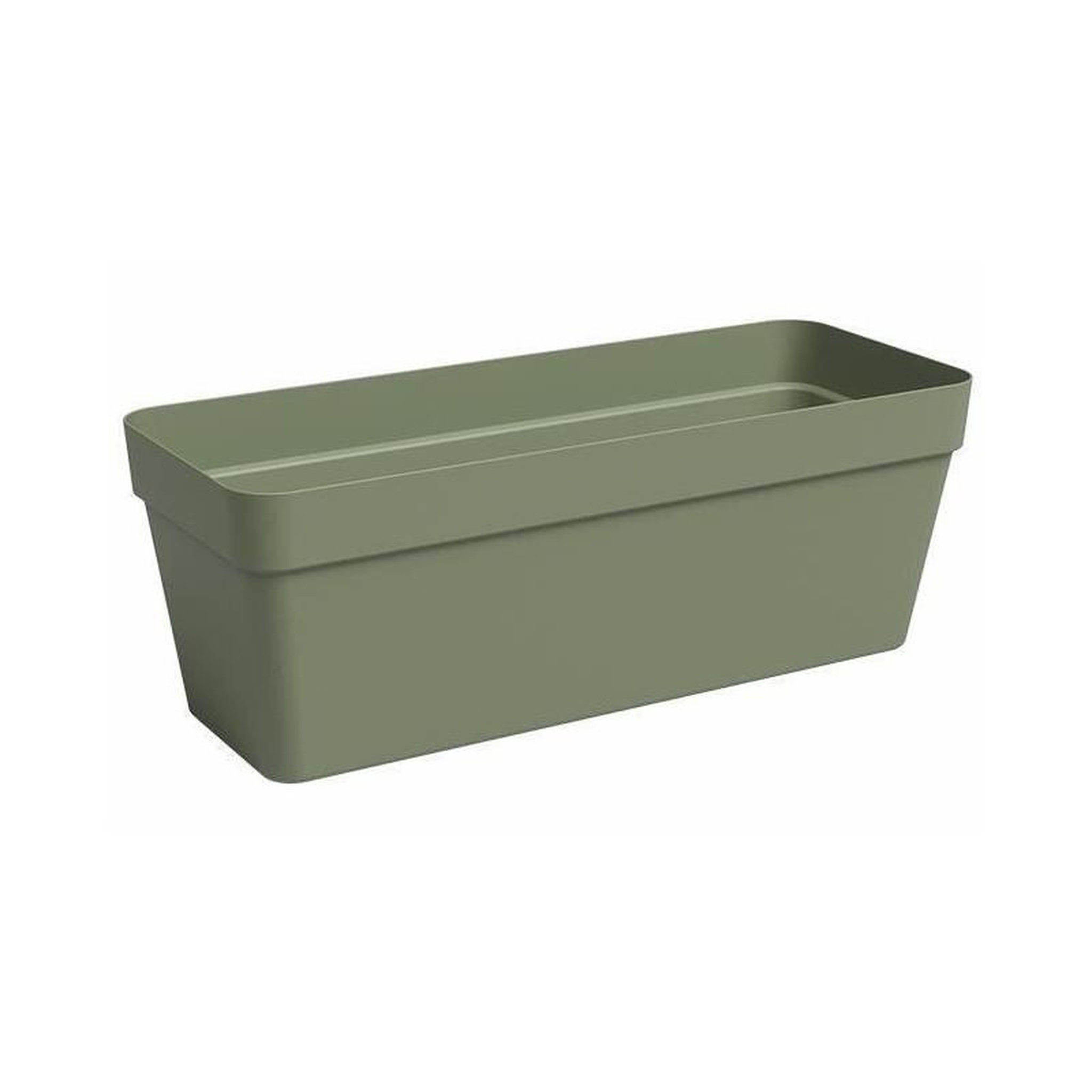 ARTEVASI Jardiniere - Plastique - Vert Cendre� - Rectangulaire - L49,9 x P20 x H18,1cm - ARTEVASI
